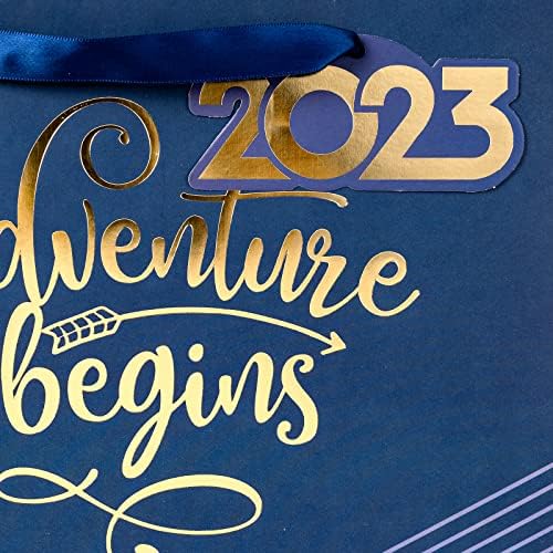 ВРАПАХОЛИК 13 Голема Торба За Подароци За Дипломирање Со Картичка И Ткивна Хартија - Авантурата Започнува Класа од 2023 Година