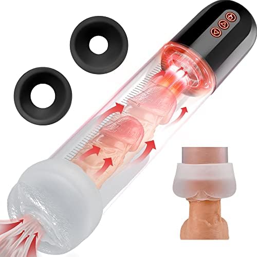 Електрична пумпа за пенисот со 5 интензитети на вшмукување, пумпа за зголемување на пенисот што може да се надополни со џебна