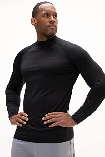 DevOps 3 пакуваат кошули за компресија со долги ракави за машка атлетска желка