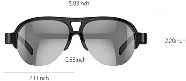 Bluetooth Очила за Сонце за Мажи &засилувач; Жените, Гласовна Контрола И Отворено Уво Стил Паметни Очила Слушаат Музика И Повици,