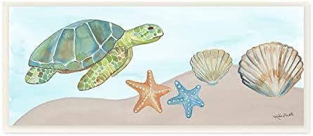 Ступел Индустрии Зелена Желка Пливање Морска Ѕвезда Школки Морски Живот, Дизајн Од Кејти Дукет