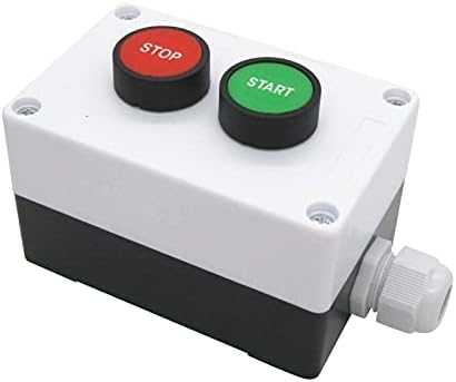 NDJQY AC 660V 10A Моментарна старт/стоп Црвена зелена знак Не NC Push копче за прекинувач на копчето