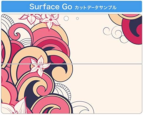 Покрив за декларации на igsticker за Microsoft Surface Go/Go 2 Ултра тенки заштитнички налепници на телото 005052 Цветна розова илустрација