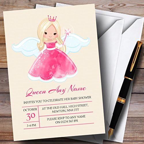 Картичка Зоолошката Градина Розова Самовила Принцеза Покани Бебе Туш Покани