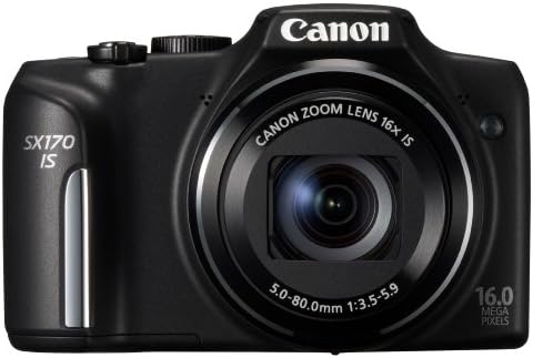 Canon PowerShot SX170 дигитална камера широк агол 28mm оптички 16x зум PSSX170IS-Меѓународна Верзија