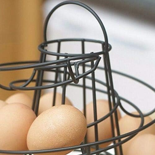 Држач за јајца, Држач За Спирални Јајца, Модерна Решетка За Диспензерот За Спирала, Решетка За Јајца За Складирање Јајца За Јајца