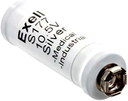 Десет S177 Сребрен оксид Exell 10.5V батерии за микрофон C-76 и сигурен SM82 микрофон, E177 EN177A TR-177 1606 1606A 1606M
