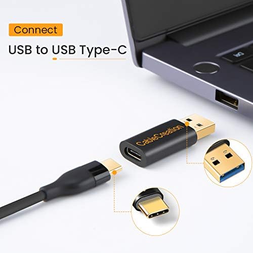 Пакет-2 артикли: CableCreation 4-Port USB 3.0 Hub 5Gbps + USB 3.1 5Gbps USB C до адаптер