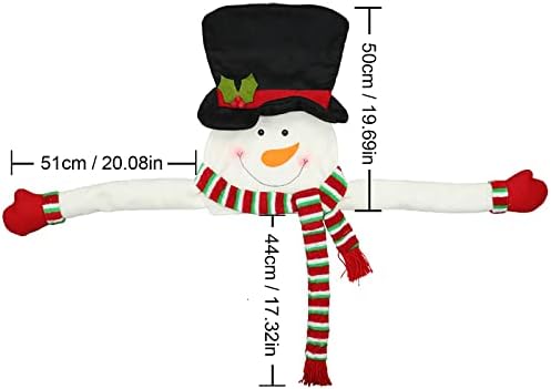 Божиќна Декорација 2022 Забава За Новогодишни Украси Дрво Топпер Дрво Слатки Врвни Раце Зимски Дедо Мраз Божиќ Дедо Мраз Го Снабдува Одморот Со Шапка Позната Бајка А