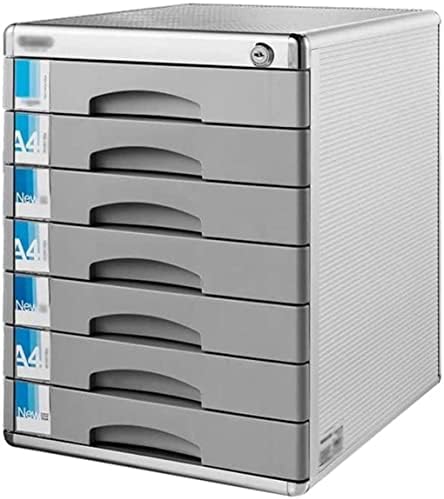 Handiya File кабинет за датотеки со датотеки Алуминиум Алуминиум Мулти-слој што може да се заклучи таблета за таблети, фиоки за фиоки