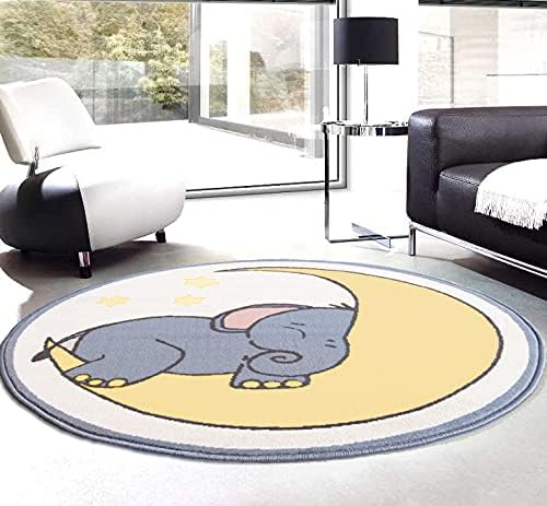 Расадник стил Слонот, Месечината и starsвездите Детска бебешка соба Детска подлога за килим