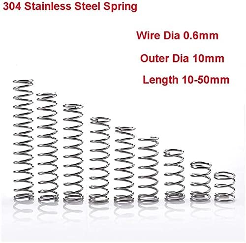 Sogudio Spring Pin Compression Springs y Type Spring 304 Pressuress Pressuress Pressuress Pressures