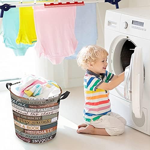 Правила за перална за перална за перална Foduoduo правила за алишта со рачки со преклопување на валкана облека за складирање на облека за спална