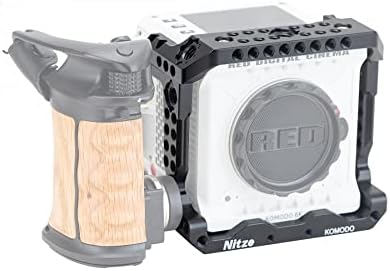 Нитзе Кафеј Кејџ Риг W розета монтирање компатибилен со црвена камера за дигитално кино Комодо 6K