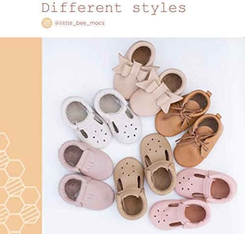 Littlebeemocs меки единствени чевли за новороденчиња, бебе и мали деца-еластична италијанска кожа и италијанска кожа мокасин чевли за момчиња