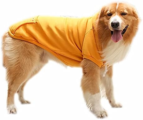 Мода топло куче качулка за мало средно кучиња момче девојче, јакна за џемпери со долги ракави за миленичиња жолти 5x-големи