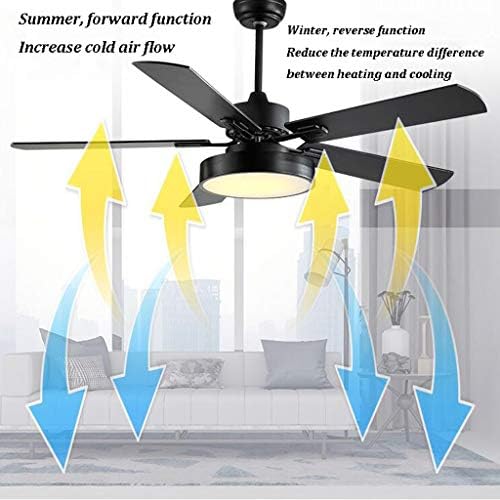 Вентилатор на таванот на неохити со светла, тавански вентилатор бел модерен LED дрвен тавански вентилатор за вентилатори на тавани,