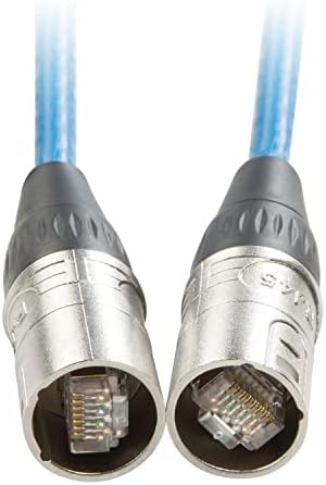 Lyxpro cat6 заштитен кабел EtherCon RJ45 - 300 'метри сина