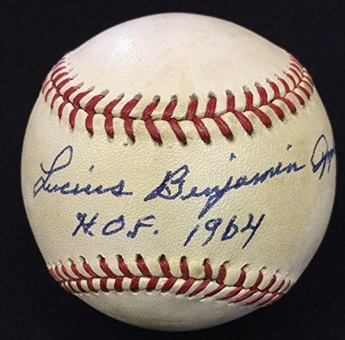 Лусиус Бенџамин Аплицирај Лук Хоф 1964 година потпиша бејзбол ЈСА - Автограмирани бејзбол