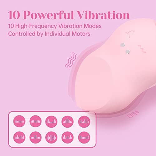 Двојна моторна секс играчка за жени, клиторичен стимулатор Вибратор со лижење од 10 јазици и 10 режими на вибрации, возрасни секс новини за играчки клит за задоволств