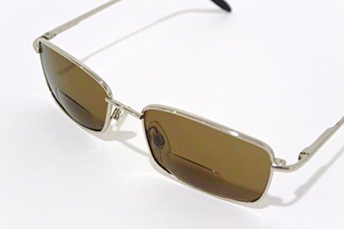 Бифокално читање очила за сонце Златна рамка кафеава леќа UV400 пролетни шарки моќ +2,00