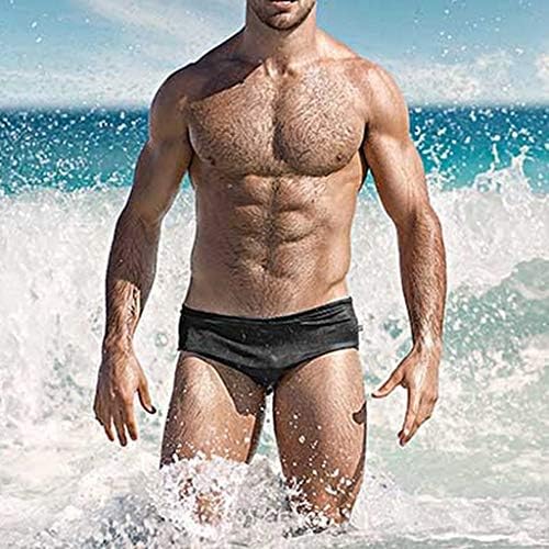 Пливање боксерски шорцеви за мажи што дишат влечење на половината за половината, пливањето на плажа Брза суво лесна смешна плажа