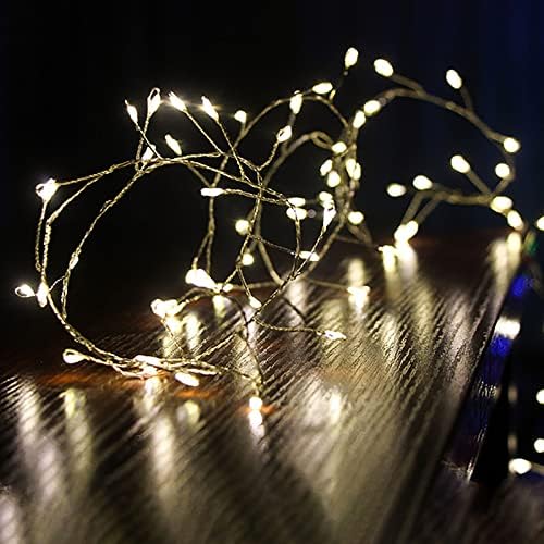 Мини предводена Божиќна предводена бакарна жица за одмор во спална соба за забава во затворен роденденски свадбен декорација креативна риба