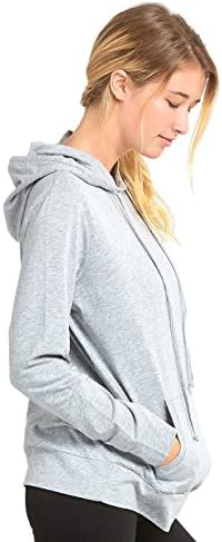 СОФРА женски тенок памучен пуловер џемпер од качулка