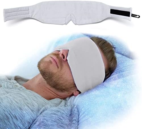 Маска за спиење по елемент Лукс - мека и прилагодлива маска за очи за спиење - слепило со ткаенина што е пријателска со кожа за