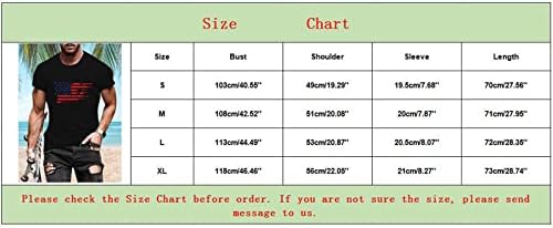 Beuu 4-ти јули војник кратки ракави маици за мажи, лето ретро американска маичка маица мускула