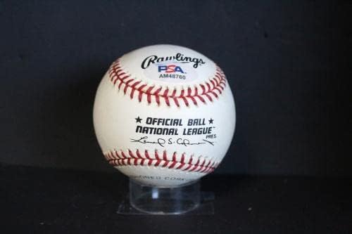 Бак Леонард потпиша бејзбол автограм автограм автограм PSA/DNA AM48760 - Автограмирани бејзбол