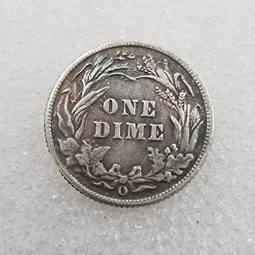 Антички занаети со предизвици на монети 1894 S издание месинг сребрен обложен Морган сребрен долар странски сребрен долар антиквитети