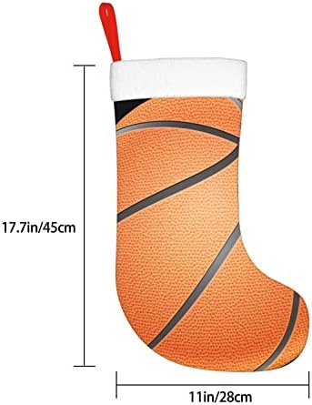 Божиќни чорапи на Аугенстер, кошаркарска игра во кошарка, двострано камин што виси чорапи