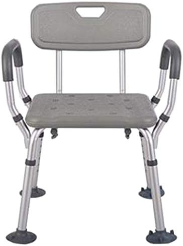 FXLYMR Седиште За Туширање Stономски Дизајн Столче За Бања Бања Алатка За Прилагодување На Висината На Седиштето Издржливи Алуминиумски Нозе За