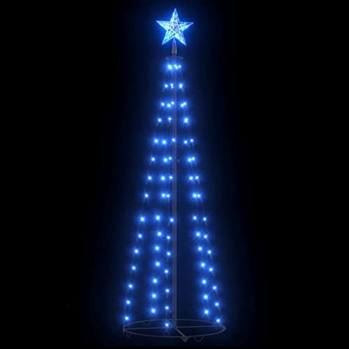 Божиќно конусно дрво, празнични украси Божиќ, новогодишна елка, со пластична starвезда светло на врвот, кружна база со шила, отпорна на вода