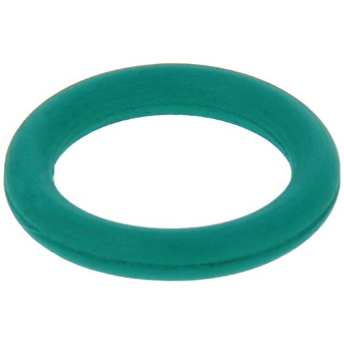 Othmro флуор гума О-прстени 13мм OD 9mm ID 2mm ширина, FKM заптивка заптивка за водовод на машини, зелена пакет од 1