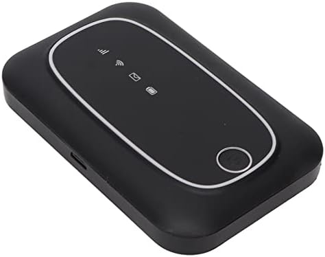 JOPWKUIN 4G SIM картички Рутер, WiFi Hotspot Компактна преносна широка компатибилност црна за дома