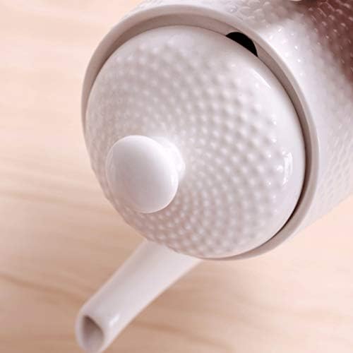 чајник едноставен чист бел голем капацитет практичен сок од ладна вода керамички чајник со филтер