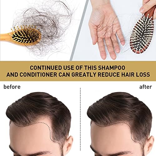 Задебелување на растот Губење на косата побрза коса и поцелосен раст шампон коса100 мл женски шампон мажи Промовирајте коса против коса