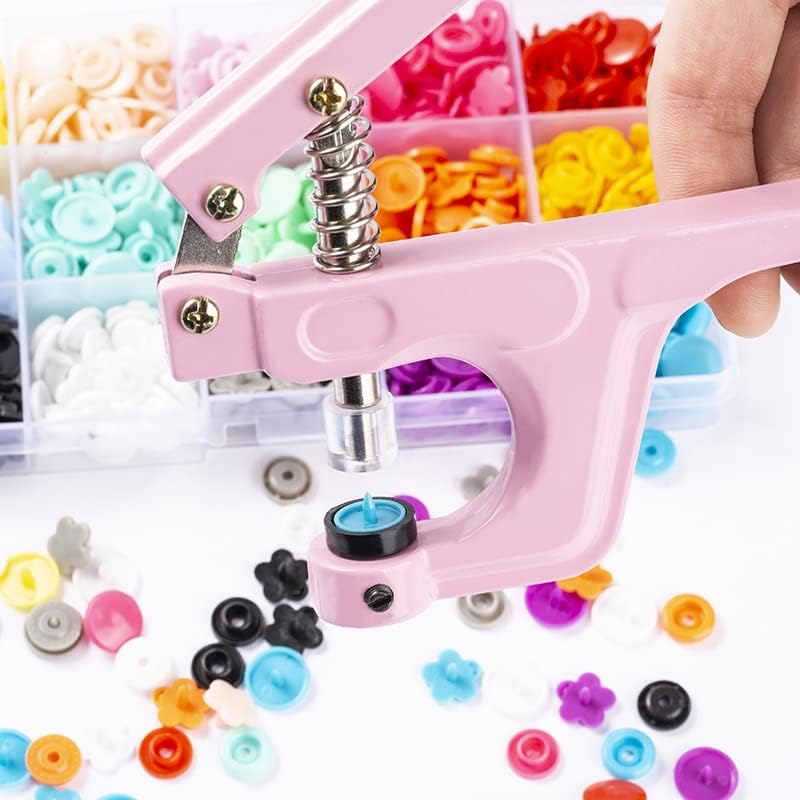 Прицврстувач за прицврстувачи на клешти за пластични копчиња w/рака притисок Плери алатки DIY алатка за шиење и занаетчиство