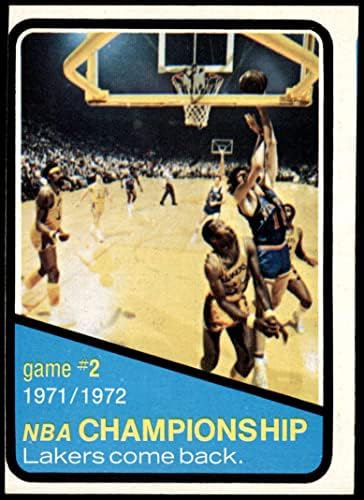 1972 Топпс 155 НБА плеј -оф - Игра 2 Никс/Лејкерс Добри Никс/Лејкерс