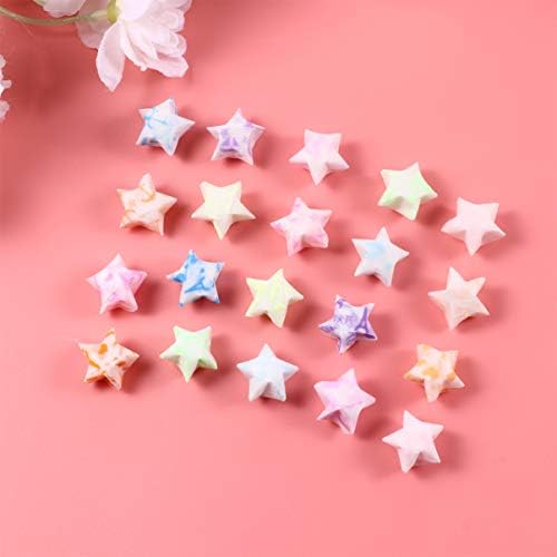 Nuobesty 630pcs starвезда виткање хартија оригами starsвезди хартија светлечка среќна желба starвезда DIY занаети за деца девојки деца возрасни