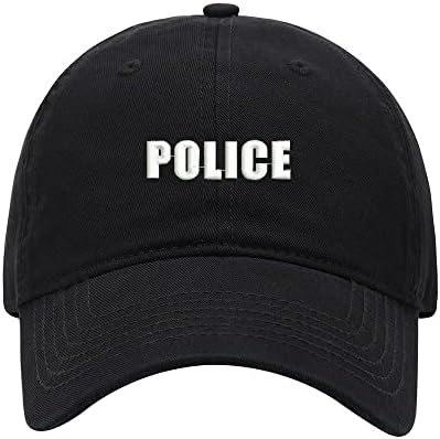 L8502-lxyb Бејзбол капа Мажи полиција извезена измиена памучна тато капа за бејзбол капачиња