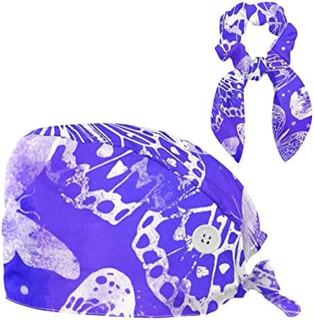 yoyoamoy Апстрактна цветна тиква во форма на тиква, прилагодливи капачиња за чистење на чипка за жени за жени