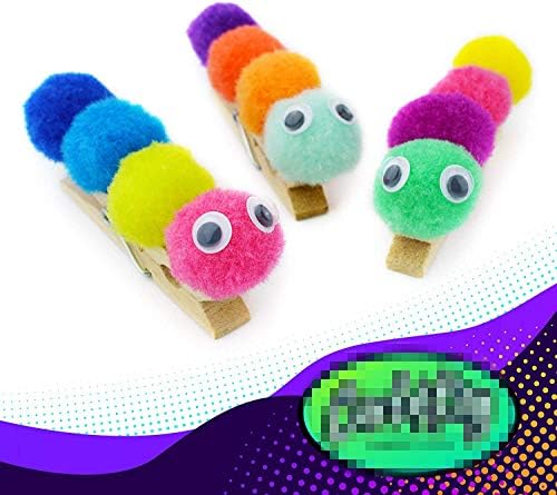 Vovolo 1000-пакет мулти-боја пом 20мммофт Помпони кадифни занаети DIY pom poms Ball Furball Home Decor Decor Scalf Saining Sawing