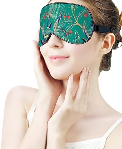 Градинарска калинка маска за очи со прилагодлива лента за мажи и жени ноќно патување за спиење дрем