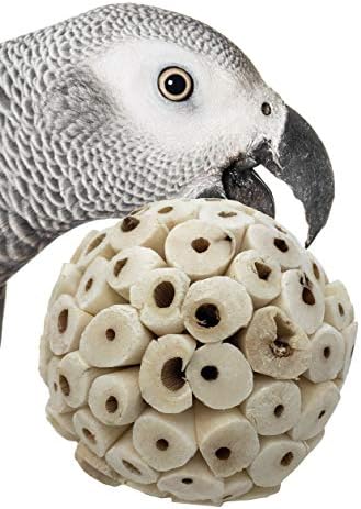 Играчки за птици Бонка 1214 PK3 SOLA ATTA топки со нозе клун за џвакање фуражни природни органски мали миленичиња топка