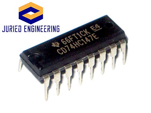 Juried Engineering CD74HC147E CD74HC147 74HC147 со голема брзина CMOS логика 10-на-4 линија приоритетен енкодер-леб-пријателски IC DIP-16