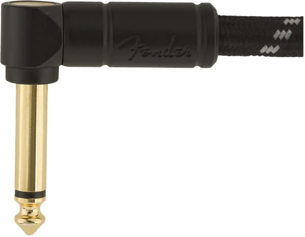 Fender 10-метарски оригинален инструмент кабел, директно, црна-1 пакет