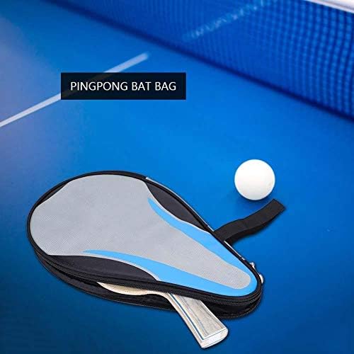 Alomejor Ping Pong Pong Case Oxford Temants The Tennis Rackets Bat Bag со водоотпорен материјал за доказ за прашина водоотпорна целосна